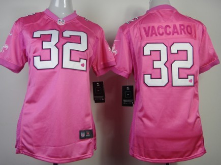 Nike New Orleans Saints #32 Kenny Vaccaro Pink Love Womens Jersey